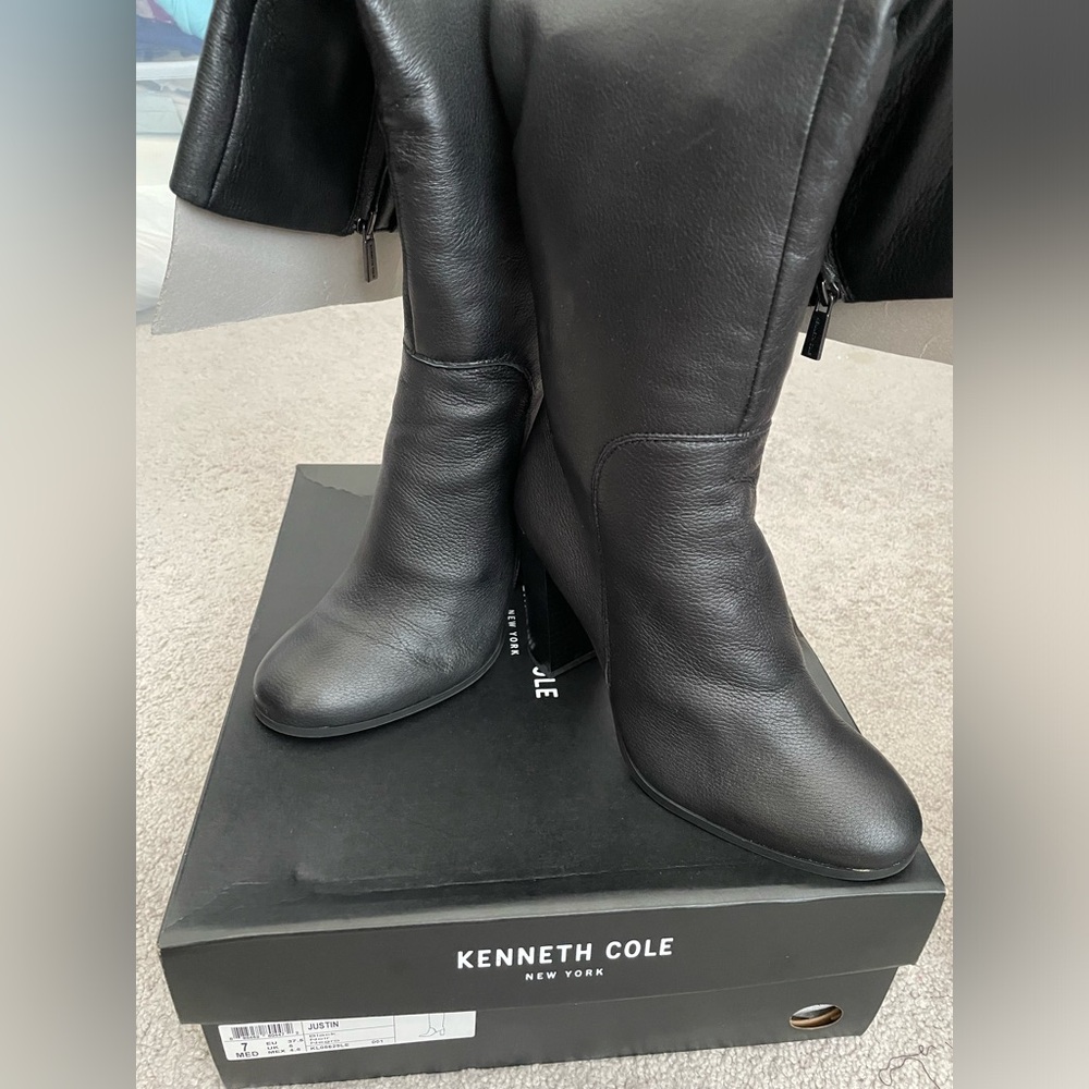 New Kenneth Cole black boots